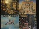 Iron Maiden Powerslave Seventh Son Piece of Mind Somewhere in Time vinyl lp lot