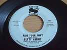BETTY HARRIS - RIDE YOUR PONY / TROUBLE WITH MY LOVER - SANSU - 480