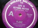 FLAKE- LIFE IS GETTING BETTER- DOWN IN RIO 7''45RPM