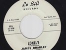 JAMES BRADLEY Lonely 45 on Le Bill EX Texas teen doo-wop HEAR