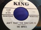 Hear Rare Rocker 45 : The Impacs   Ain't That The Way Life Is   King 5910 Promo