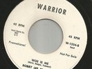 ROCKABILLY - BOBBY LEE TRAMMELL - WOE IS ME  -HEAR BOTH- 1959 PROMO WARRIOR