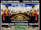 Marillion live concert Edinburgh Playhouse 21 January 1986 A4 size poster print