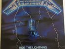 Metallica- Ride the Lightning vinyl Megaforce Records 1983 Heavy Metal LP