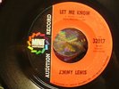 JIMMY LEWIS Let Me Know b/w The Girls From Texas 45 on MINIT Rare SOUL