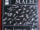 RARE,Ivo Malec,Sigma,Lumina,avantgarde,electronic,2LP,INA GRM,Harmonia Mundi,NM