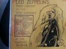Led Zeppelin first concert as new yardbirds rare vinyl lp ex