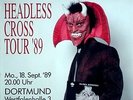 BLACK SABBATH - 1989 - Konzertplakat - Headless Cross - Tourposter