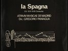 TAS BIS 163/164 LA SPAGNA Gregorio Paniagua Atrium Musicae 2 LPs 1st NM- to NM