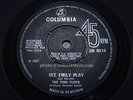 PINK FLOYD = See Emily Play = NEAR MINT = COLUMBIA 8214 PRONGED CENTRE= Psych Be