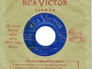 CANADA ORIGINAL RCA BLUE LABEL 1956 ROCK 45 RPM ELVIS PRESLEY : I'M GONNA SIT