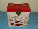 Vintage Platter - pak Carrying Case with records