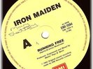IRON MAIDEN RUNNING FREE SANCTUARY COLLECTABLE OZ METAL 45 PRESSING