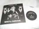 CRUDE S.S. - WHO'LL SURVIVE E.P. ORIG PRESS HARDCORE PUNK MOB 47 SWEDEN EX/EX