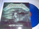 METALLICA - Ride the Lightning LP on blue Vinyl