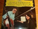 ROSTROPOVICH ARGERICH Chopin Schumann Cello & Piano LP DG