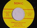 JERRY HILTON & GENTLE RAIN: Complete Opposites / Dancing On Moonbeams 45 rare S