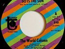 northern soul THE WORLD COLUMN so is the sun ORIGINAL USA 45