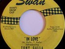 northern TONY GALLA in love ORIGINAL USA 45