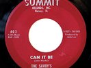  Chicago 60s Garage Fuzz 45 THE SAVOYS Can It Be on Summit