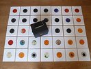Vinyl Carry Case with 45 x 45 Singles, Queen, Bowie, Elvis, Beatles, Roxy, Lizzy