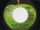 BEATLES 45 JOHN LENNON GIVE PEACE A CHANCE APPLE EAST COAST SCRANTON 1809 YOKO