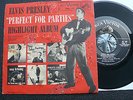 EP  Elvis Presley - Perfect For Parties - US RCA Promo