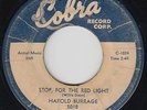 R&B Rocker 45 - Harold Burrage - Stop, For The Red Light - Cobra - mp3