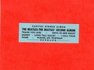 The Beatles US EP Orig. Jukebox Insert / Title Strip for the Second Album  RARE