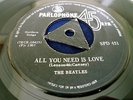 The Beatles, ‘ALL YOU NEED IS LOVE’ 1967 MADE IN SOUTH AFRICA 45 SINGLE.
