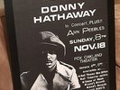 DONNY HATHAWAY: Vintage Concert Poster - Chicago Northen Soul - Mayfield Oakland