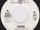 BLACK SABBATH Promo 45 PARANOID/THE WIZARD --MINT UNPLAYED WAREHOUSE FIND