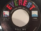 Rockabilly 45 Randy Lee Tell Me on Everest PROMO VG++ HEAR