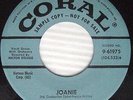 THE BAY BOPS 45 Joanie / Follow The Rock BLUE LABEL PROMO Doowop on CORAL  E38