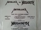 Megadeth vs Metallica Demo limited to 25 pressed UNPLAYED impossible to find 