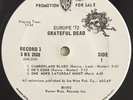 GRATEFUL DEAD Europe 72 RARE White Label Promo 1972 WB 3 LP NM- Triple Album