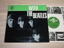 THE BEATLES LP - WITH THE BEATLES / GERMAN FIRST GREEN ODEON O 83568 in VG+