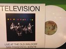 TELEVISION - LIVE AT THE OLD WALDORF SAN FRANCISCO 6/29/78 2XLP VG+ Tom Verlaine