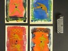 4 x THE BEATLES Magical Mystery Tour  bizzare POSTCARD FLEXI DISC 1964 OLYMPIAD