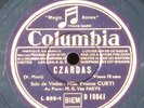 Yvonne Curti & Georges van Parys Csardas  - Madrigale  78 RPM / 78 trs NM -