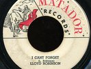 Lloyd Robinson - I Can't Forget JA Matador 7