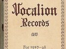 78 RPM   Vocalion Records catalog for 1927-28.  (160 pages, alphabetical)
