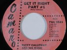 Funk 45 RICKY CALLOWAY AND HIS BAND Get It Right CAMARO HEAR
