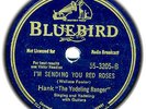 HANK SNOW early Canadian 1943 78 Sending You Red Roses/Old Moon Of Kentucky (EE-