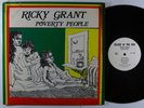 RICKY GRANT Poverty People LP on Island In The Sun VG++