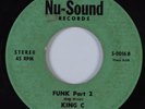 Funk Breaks 45 KING C Funk Part 2 NU-SOUND HEAR