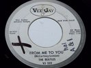 1963 THE BEATLES  From Me To You/Thank You Girl  VJ 522 PROMO 45 rpm RECORD $