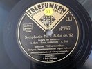Beethoven Symphony n°7 Eugen Jochum Telefunken 78rpm x5