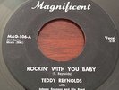 Rare Blues Shouter 45 Teddy Reynolds Magnificent 