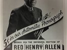 Jazz 1930's Vocalion Juke Box advertising - Henry Red Allen - 78rpm
